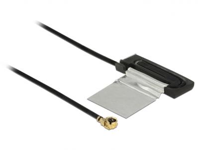 Delock WLAN Antenna MHFUF.LP-068 Compatible Plug 802.11 acahbgn CCD 1 dBi 200 mm Internal