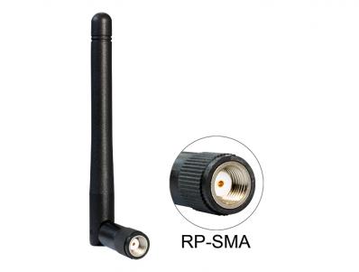 Delock WLAN 802.11 bgn Antenna RP-SMA 2 dBi Omnidirectional Joint