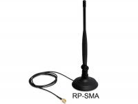 Delock WLAN 802.11 bgn Antenna RP-SMA 4 dBi Omnidirectional Flexible Joint With Magnetic Stand