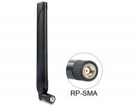 Delock LTE Antenna RP-SMA -0.9 ~ 2.3 dBi Omnidirectional With Flexible Joint