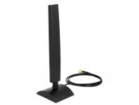 Delock WLAN Antenna 802.11 acahbgn RP-SMA 4 ~ 6 dBi Omnidirectional With Magnetical Base With Tilt Joint