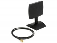 Delock WLAN 802.11 acahbgn Antenna RP-SMA 4 ~ 6 dBi Directional With Magnetical Base With Tilt Joint