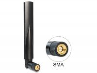 Delock GSM UMTS Antenna SMA 1 ~ 3.5 dBi Omnidirectional With Flexible Joint