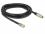 Delock Antenna Cable F Plug IEC Jack RG-6U quad shield 3 m black Premium