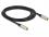 Delock Antenna Cable IEC Plug IEC Jack RG-6U quad shield 2 m black Premium