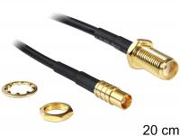 Delock Antenna Cable SMA Jack MCX Jack 200 mm