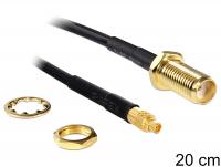 Delock Antenna Cable SMA Jack Bulkhead MMCX Plug 200 mm