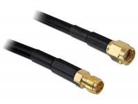 Delock Antenna Cable RP-SMA Plug RP-SMA Jack CFD200 2 m Low Loss
