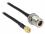 Delock Antenna Cable RP-SMA Plug N Jack Bulkhead 1.5 m