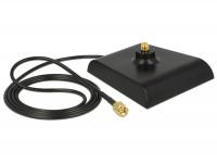 Delock Antenna Base SMA plug SMA Jack 1 m Black Low Loss