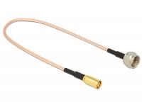 Delock Antenna Cable F Plug SMB Jack 25 cm