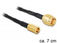 Delock Antenna Cable SMA plug SMB Plug 70 mm