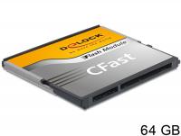 Delock SATA 6 Gbs CFast Flash Card 64 GB Typ MLC