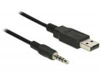Delock Cable USB TTL male 3.5 mm 4 pin stereo jack male 1.8 m (5 V)