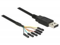 Delock Cable USB male TTL 6 pin pin header female separate 1.8 m (5 V)