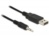 Delock Cable USB TTL male 2.5 mm 3 pin stereo jack male 1.8 m (5 V)