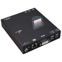 ROLINE KVM Extender over Gigabit Ethernet, DVI, USB, Receiver (RX) 100 m