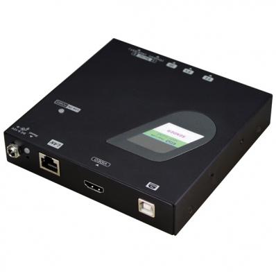 ROLINE KVM Extender over Gigabit Ethernet, HDMI, USB, Transmitter (TX) 100 m
