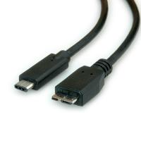 ROLINE USB 2.0 Cable, C - Micro B, M/M 1m