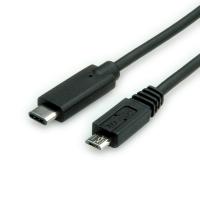 VALUE USB 2.0 Cable, C - Micro B, M/M 1m