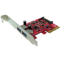 ROLINE PCI-Express x4 Adapter, 2x Ports Type A USB3.1