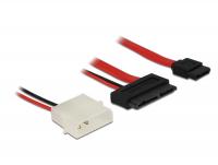 Delock Cable Micro SATA male + 2 pin Power 5 V SATA 7 pin 60 cm