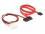 Delock Cable Micro SATA male + 2 pin Power 5 V SATA 7 pin 60 cm