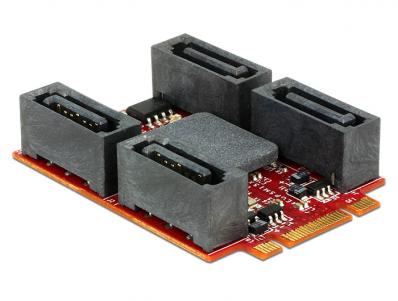 Delock Module M.2 NGFF 2242 B-M IO 4 x SATA 6 Gbs