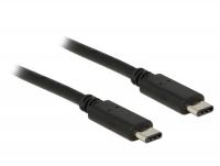 Delock Cable USB Type-Câ¢ 2.0 male USB Type-Câ¢ 2.0 male 0.5 m black