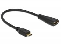 Delock Cable High Speed HDMI with Ethernet - mini C male A female