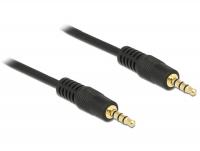 Delock Cable Stereo Jack 3.5 mm 4 pin male male 2 m