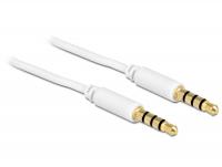Delock Cable Stereo Jack 3.5 mm 4 pin male male 2 m