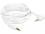 Delock Stereo Jack Cable 3.5 mm 3 pin male male angled 5 m white