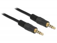 Delock Cable Stereo Jack 3.5 mm 4 pin male male 10 m