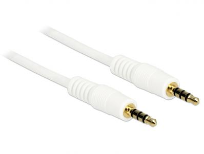 Delock Cable Stereo Jack 3.5 mm 4 pin male male 15 m