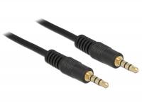 Delock Cable Stereo Jack 3.5 mm 4 pin male male 20 m