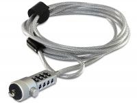 Navilock Notebook security cable with combination lock