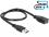 Delock Cable USB 3.0 A male USB 3.0 A female ShapeCable 0.5 m