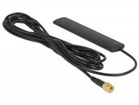 Delock LTE Antenna SMA 3 dBi Omnidirectional Fixed Black Adhesive Mounting