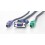 KVM-cable 2xPS/2+VGA (M-F),3.0m