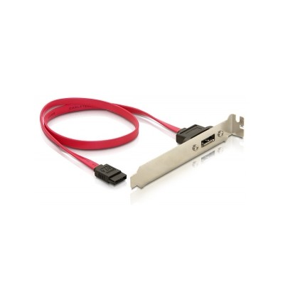 Slotbracket 1x eSATA port external