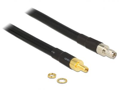 Delock Antenna Cable SMA Plug SMA Jack CFD400 LLC400 5 m low loss