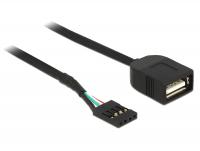 Delock Cable Pin header female USB 2.0 type-A female 40 cm