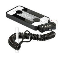 Drošības kabelis ar kodu slēdzeni iPhone 4 / 4S