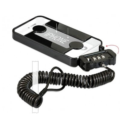 Drošības kabelis ar kodu slēdzeni iPhone 4 / 4S