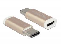 Adapter USB Type-Câ¢ St (Host) USB Micro B Buchse (Device) kupferfarben Delock