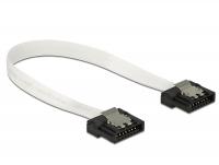 Delock Cable SATA FLEXI 6 Gbs 10 cm white metal