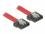 Delock Cable SATA FLEXI 6 Gbs 50 cm red metal