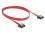 Delock Cable SATA FLEXI 6 Gbs 50 cm red metal