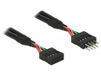 Delock USB 2.0 Pin header Extension Cable 10 pin male female 10 cm